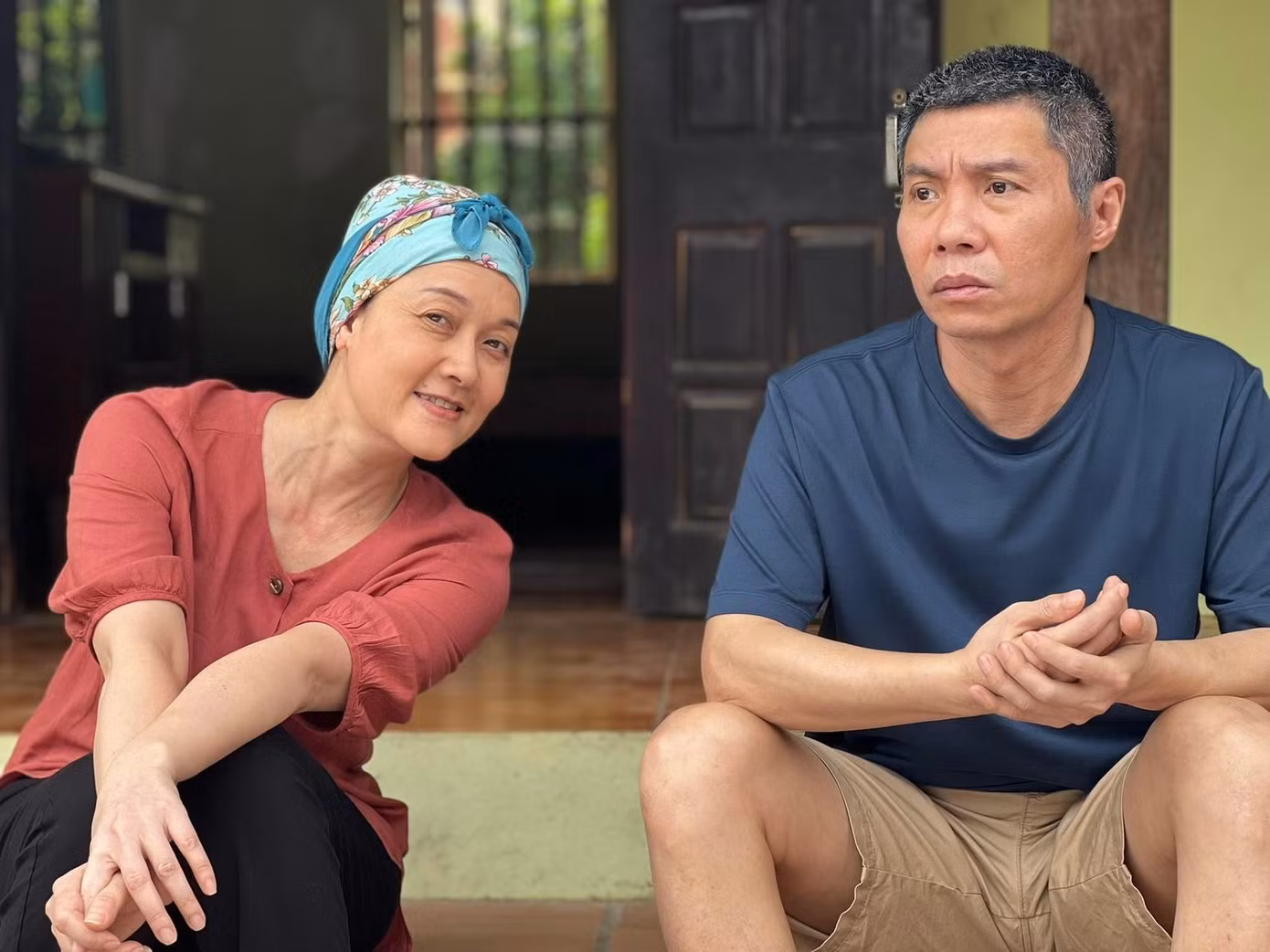 NSND Công Lý và nghệ sĩ Vân Dung đóng vai vợ chồng trong phim "Chồng cũ, vợ cũ, người yêu cũ".