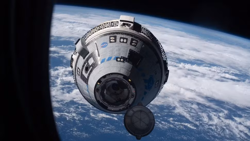 Tàu vũ trụ Starliner của Boeing đã bị rò rỉ heli nhiều lần sau khi đưa các phi hành gia NASA lên ISS và là nguồn cảm hứng cho các nhà khoa học Trung Quốc phát minh ra công nghệ tên lửa tàng hình. (Ảnh: ESA/NASA-S.Cristoforetti)