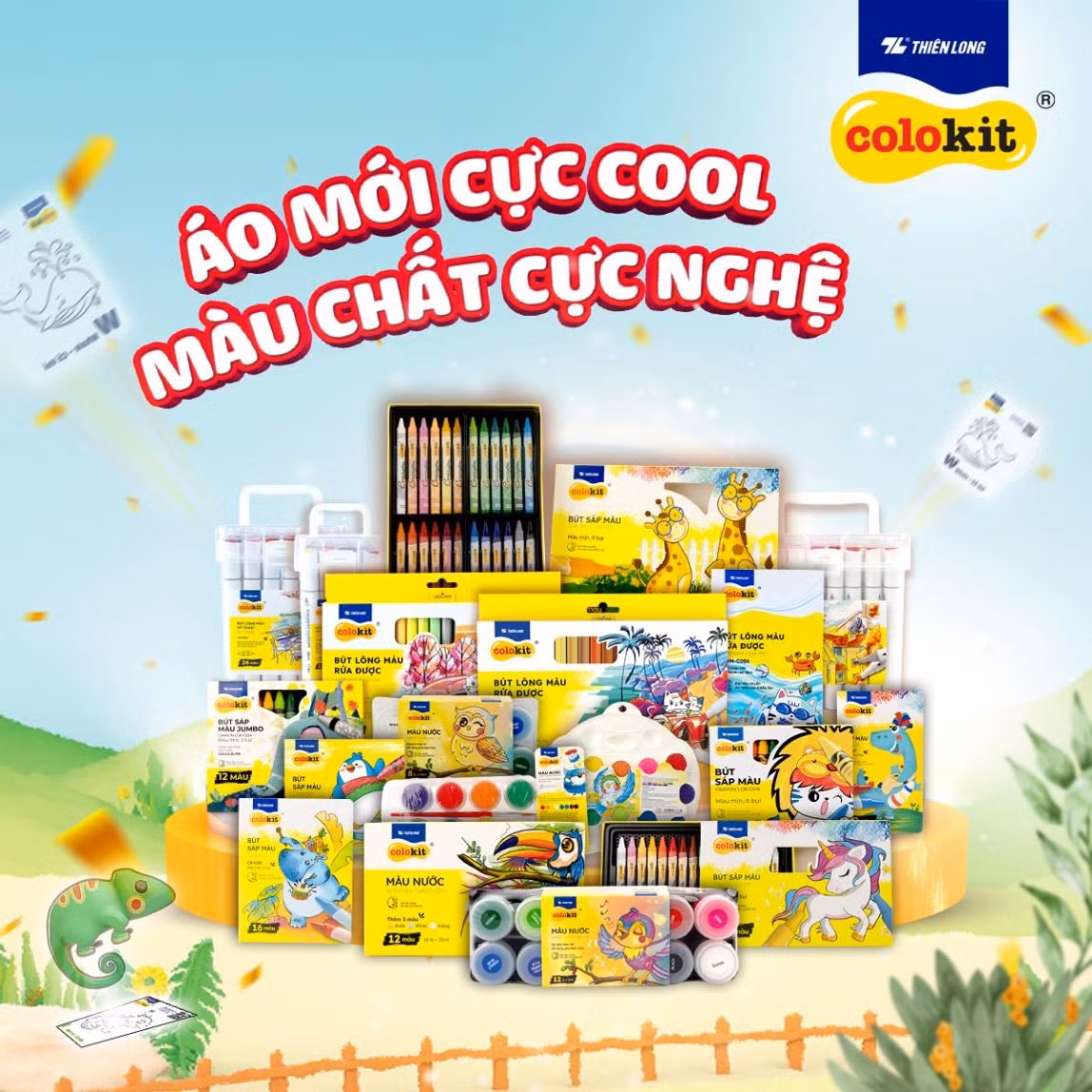 Bao bì mới của COLOKIT trong mùa tựu trường 2023 - 2024