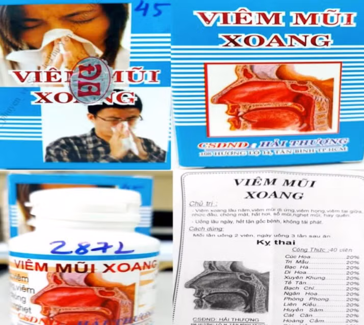 Loạt thuốc đông y giả của Cơ sở Đông Nam Dược Đại An sản xuất vừa được cơ quan chức năng phát hiện và phát thông tin cảnh báo- ảnh L.N