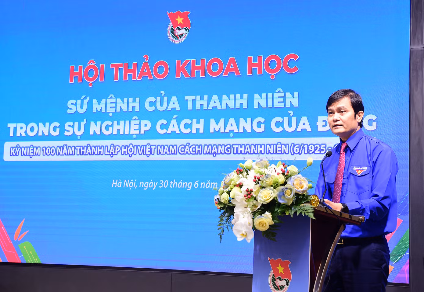 Anh Bùi Quang Huy phát biểu kết luận hội thảo. Ảnh: Xuân Tùng