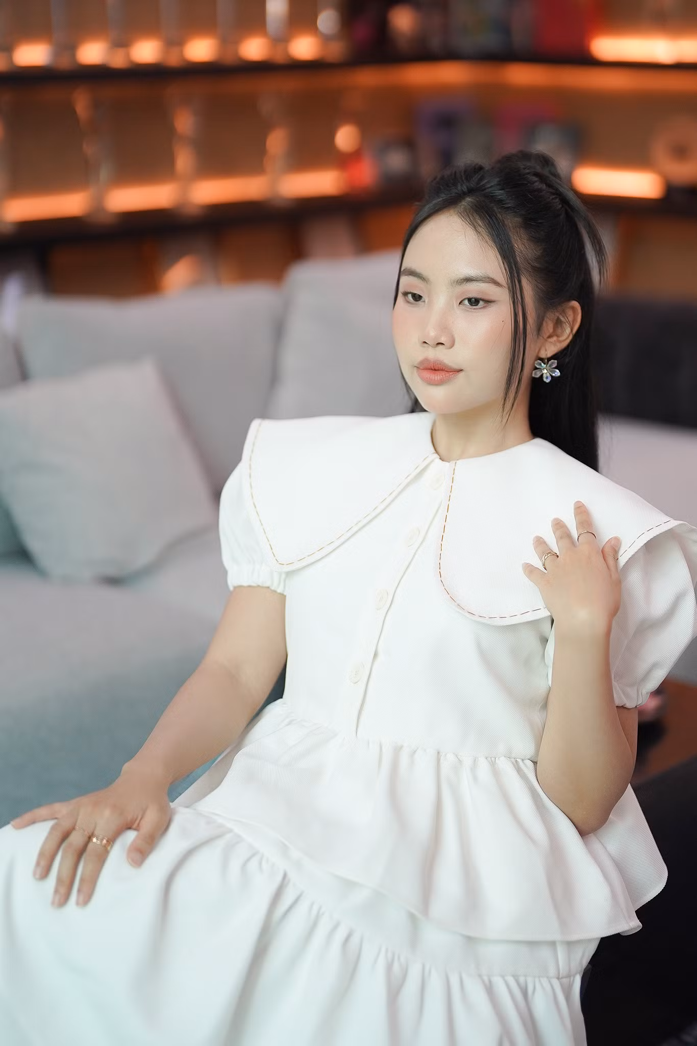 Phương Mỹ Chi cho biết cô tiếp tục đi học để hoàn thiện bản thân.