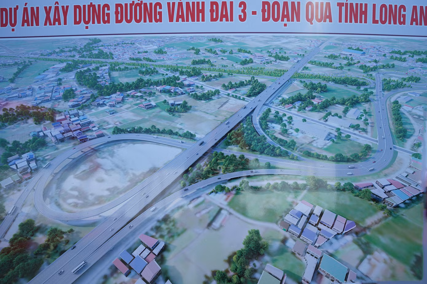 Phối cảnh dự án Vành đai 3 qua Long An.