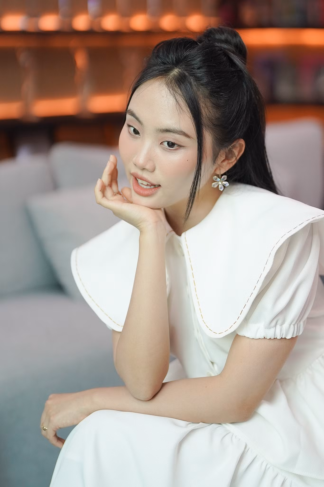 Phương Mỹ Chi cho biết cô tiếp tục đi học để hoàn thiện bản thân.