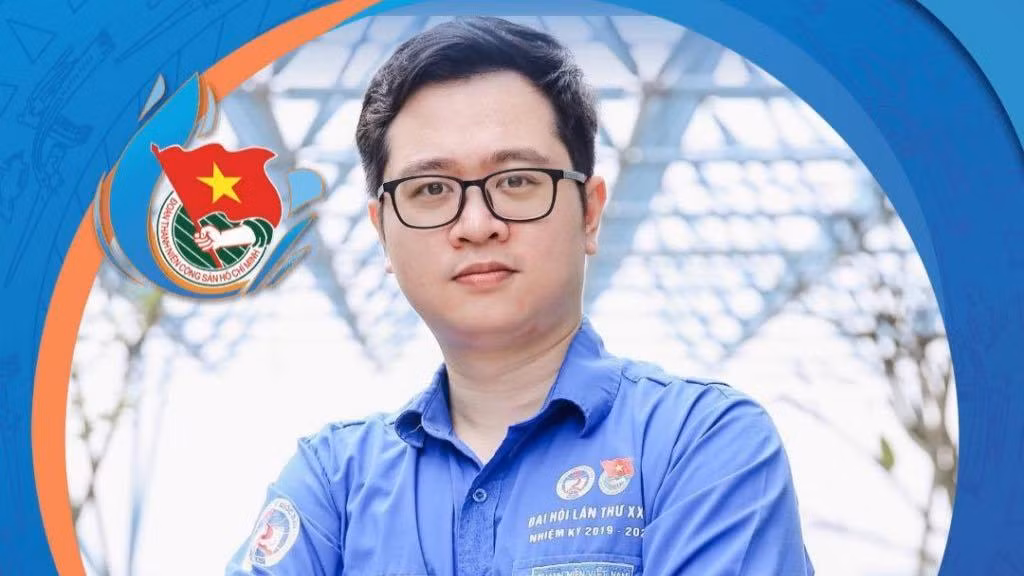 Anh Vũ Trí Tuấn - tân Bí thư Đoàn trường ĐH Kinh tế Quốc dân nhiệm kỳ 2022-2024