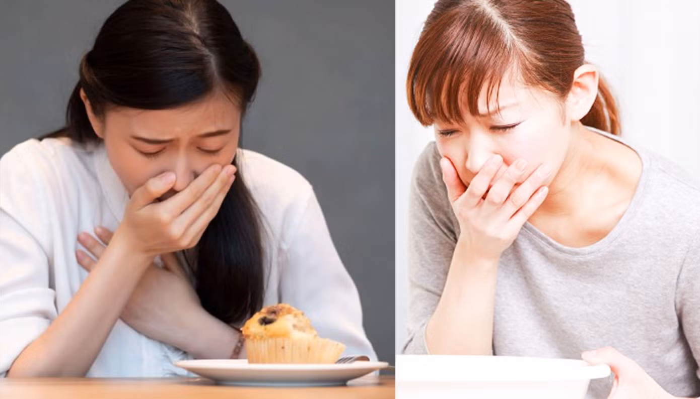 Dấu hiệu đầu tiên của ngộ độc thực phẩm là buồn nôn và nôn.