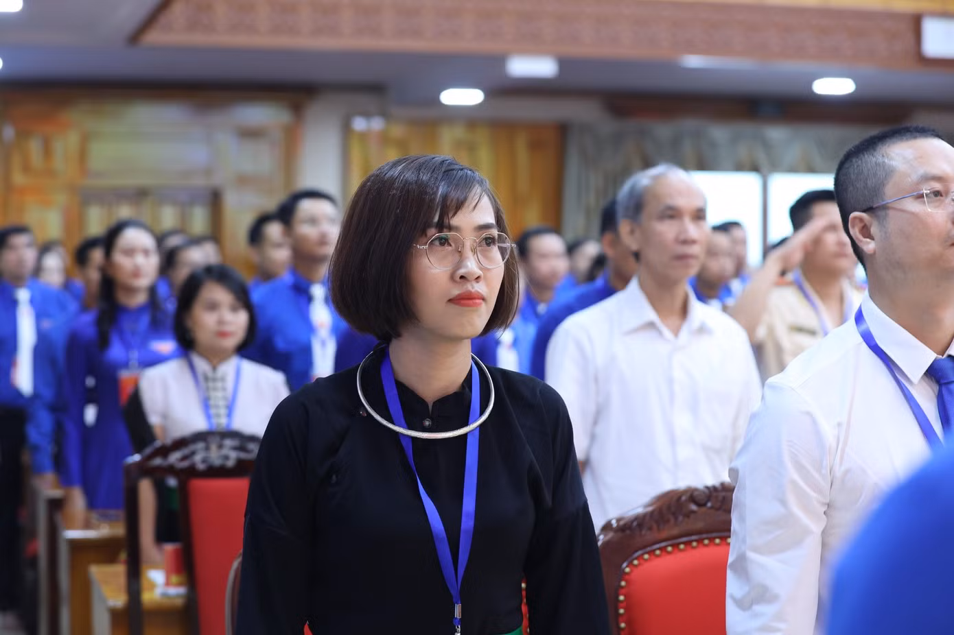 Phó Bí thư Tỉnh Đoàn Yên Bái Dương Thị Vui, dân tộc Tày. Ảnh: Như Ý
