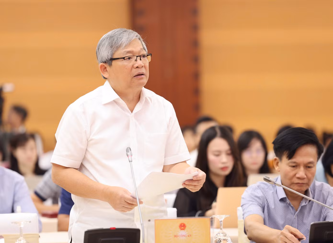 Thiếu tướng Hoàng Anh Tuyên, Người phát ngôn Bộ Công an. Ảnh: Như Ý