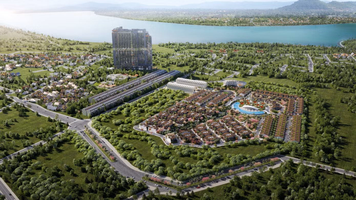 Quần thể biệt thự khoáng nóng chăm sóc sức khỏe ven đô