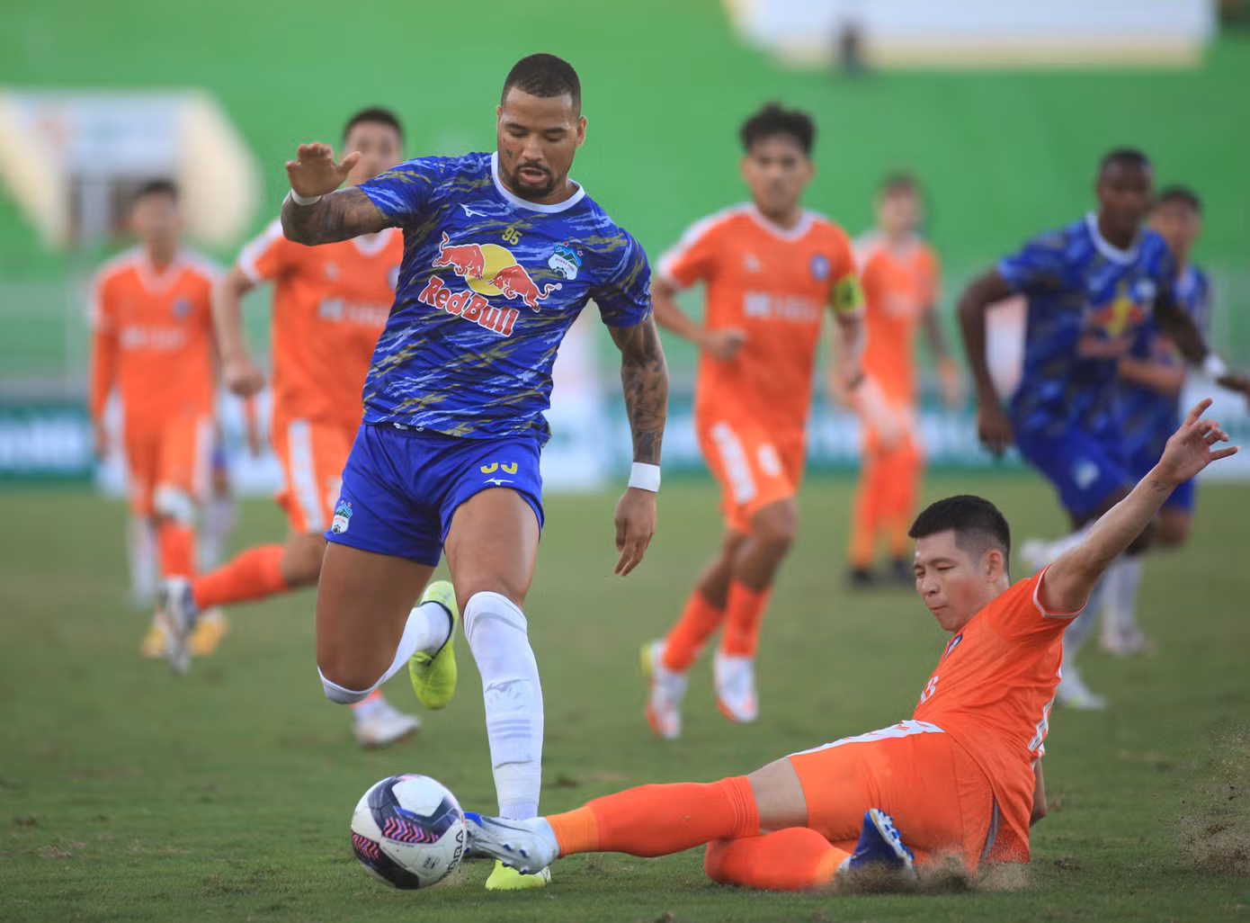 HAGL ở V-League 2022 được bổ sung các ngoại binh chất lượng cao. (ảnh Hữu Phạm)