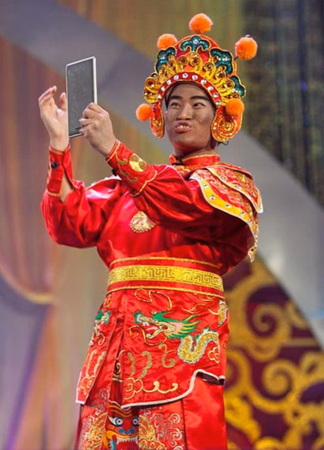 Tạo hình xấu xí của "Thiên Lôi" Minh Quân năm 2013 gây ấn tượng với khán giả (Ảnh: TL).