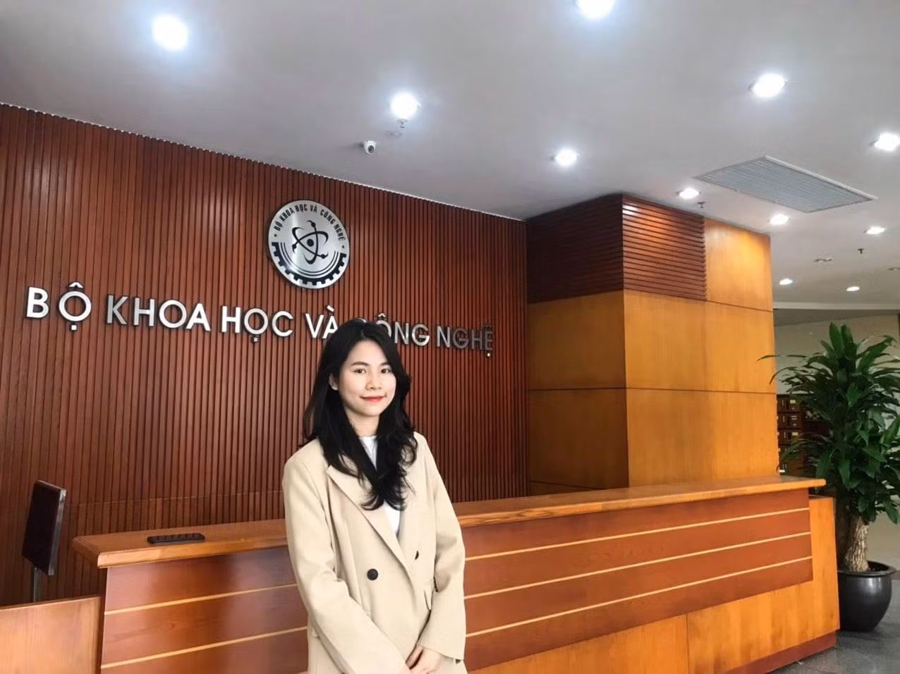 Phương Loan hiện đang là thực tập sinh Truyền thông tại Đề án 844 Bộ Khoa học và Công nghệ.