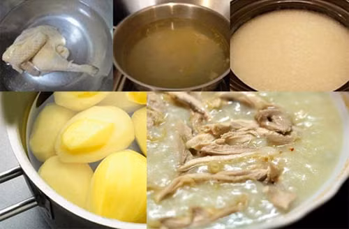 Cháo khoai tây thịt gà rất phù hợp trong thời tiết ngày đông để tăng sức đề kháng cho bé, theo nghiên cứu trên trang CNN của Mỹ (ảnh minh họa)