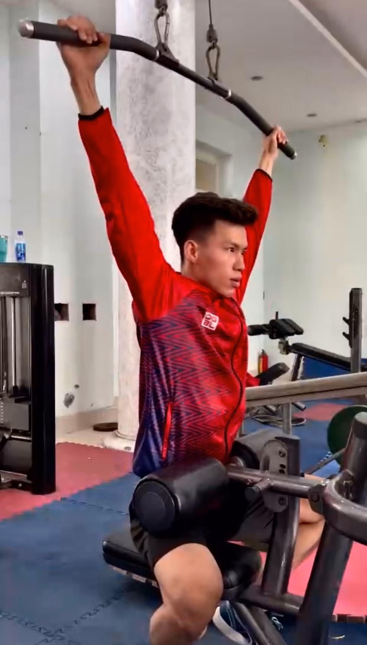 Văn Hiền tập luyện chuẩn bị cho kỳ SEA Games 32 tại Campuchia vừa rồi. (Ảnh: NVCC)