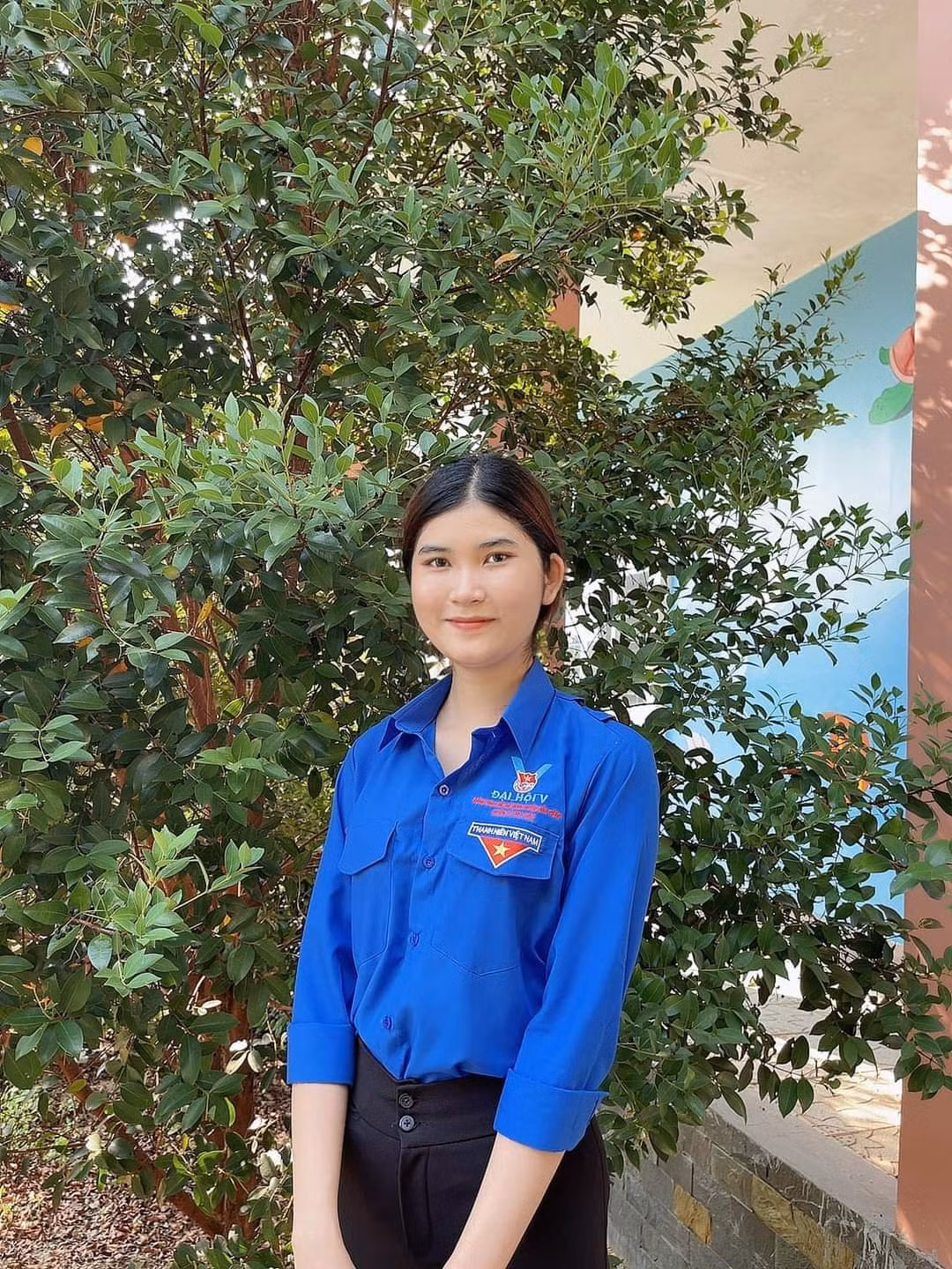 Nguyễn Nhật Thanh Thanh đang háo hức cho những ngày đầu trải nghiệm tân binh.