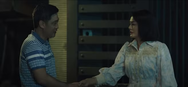 Hùng gặp riêng vợ chủ tịch tỉnh. Ảnh: CMH.
