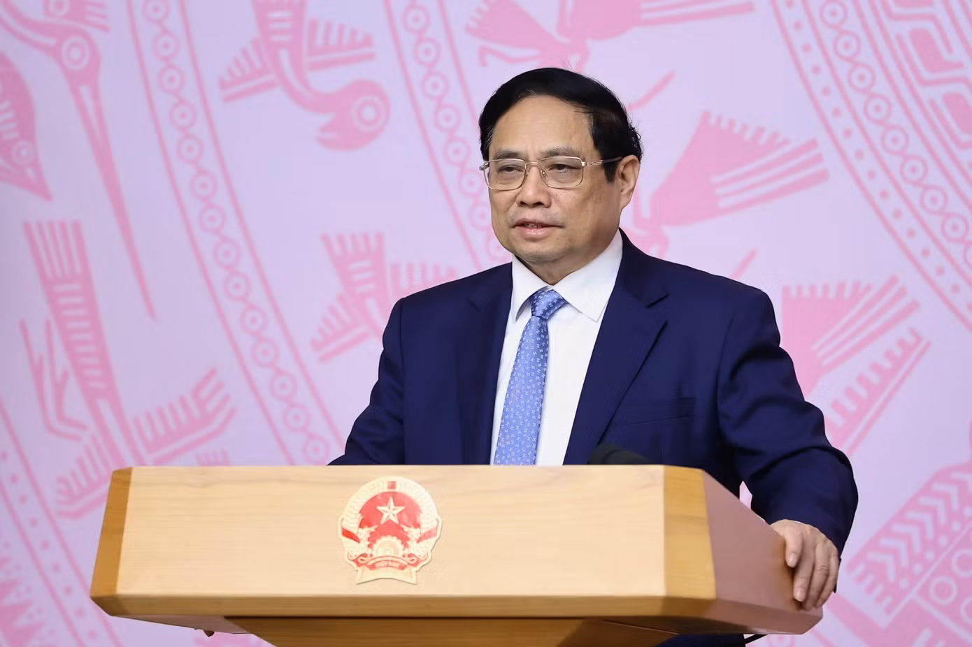 Thủ tướng Phạm Minh Chính khẳng định hội nghị có ý nghĩa đặc biệt quan trọng về phát triển các ngành công nghiệp văn hóa Việt Nam. Ảnh: Nhật Bắc.