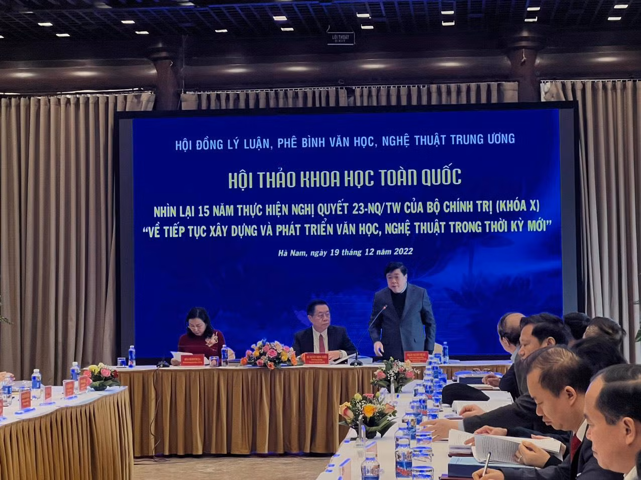 Hội thảo Nhìn lại 15 năm thực hiện Nghị quyết 23-NQ/TW của Bộ Chính trị tổ chức ngày 19/12 tại tỉnh Hà Nam.