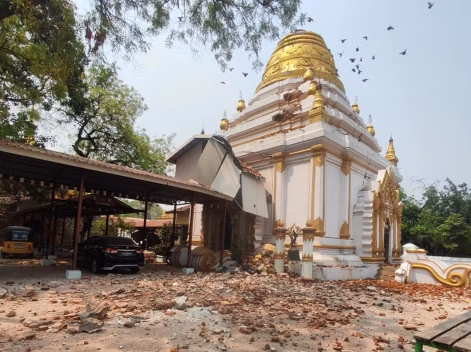 Truyền thông Myanamar đưa tin tính đến 6/4, số người thiệt mạng trong trận động đất mạnh 7,7 độ hôm 28/3 đã tăng lên 3.471 người. Hiện khoảng 200 người vẫn mất tích. Trận động đất làm sụp đổ nhiều di tích lịch sử và tôn giáo quan trọng trên khắp Myanmar. Tổ chức Di sản Thế giới (WMF) cho biết đang thu thập thông tin từ thực địa ở cả Myanmar và Thái Lan.