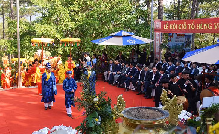 Lâm Đồng tổ chức Lễ Giỗ Tổ Hùng Vương tại đền thờ Âu Lạc