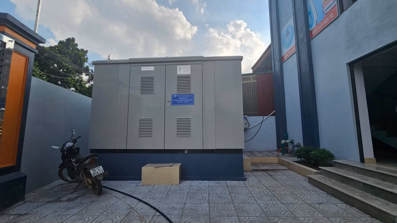 Do quy mô lớn nên tòa nhà có riêng một trạm biến áp.