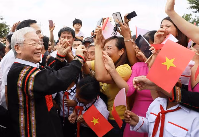 Tổng Bí thư, Chủ tịch nước dự ngày hội Đại đoàn kết tại Đắk Lắk ảnh 4
