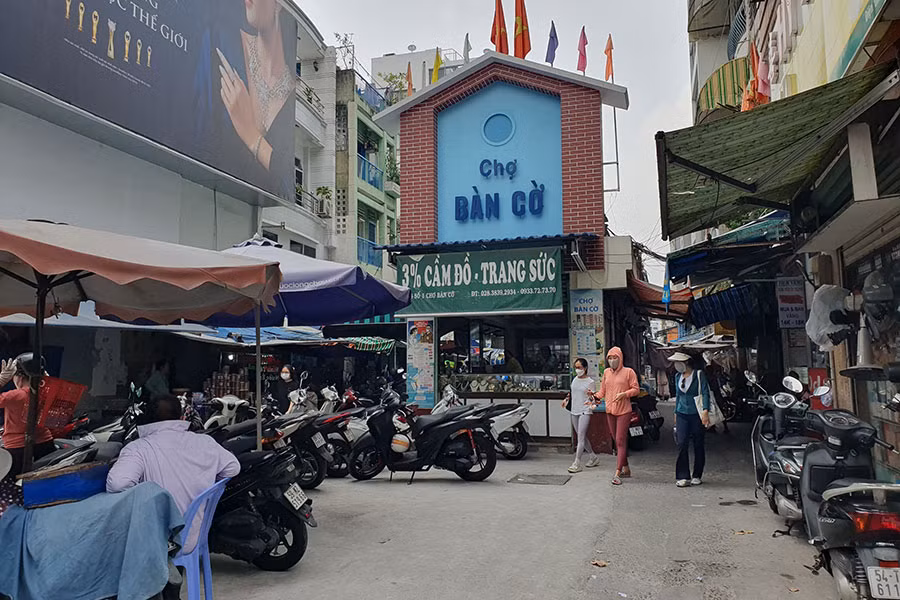 Khu vực Bàn Cờ là nơi duy nhất ở TP.HCM được quy hoạch kiểu ô bàn cờ. Ảnh: K.CƯỜNG
