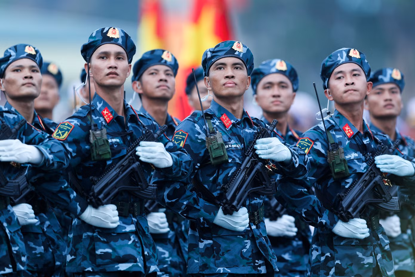 Buổi hợp luyện lần này có sự theo dõi trực tiếp của Tổng tham mưu trưởng Quân đội nhân dân Việt Nam Nguyễn Tân Cương.