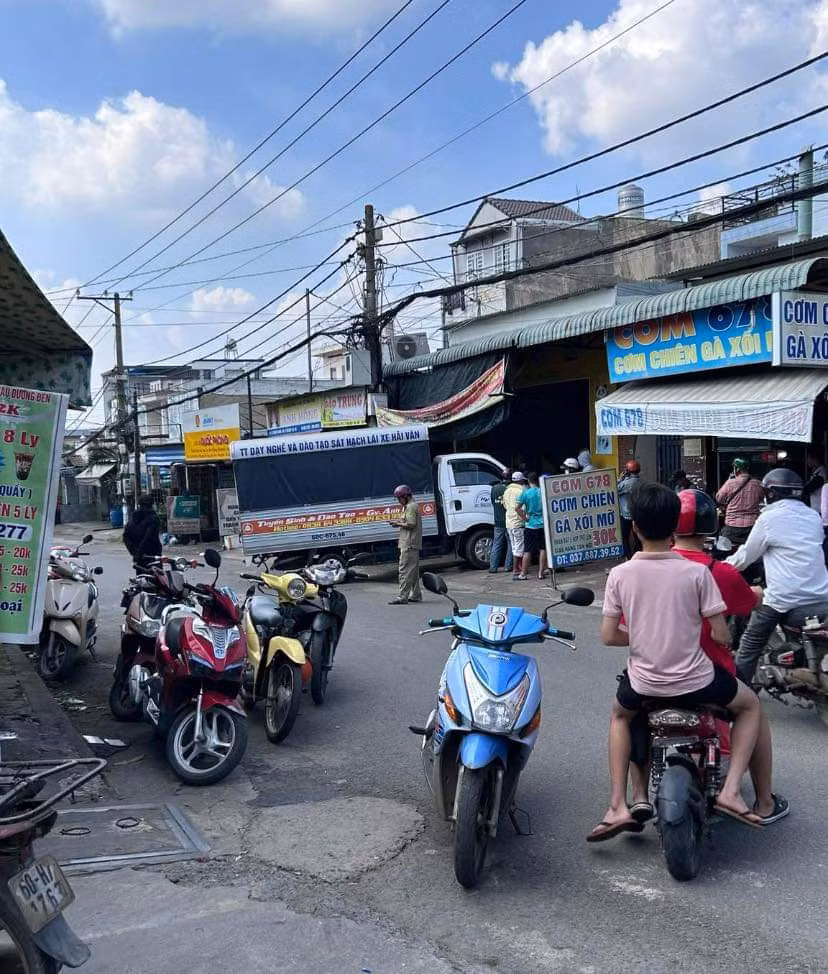 Hiện trường vụ tai nạn.