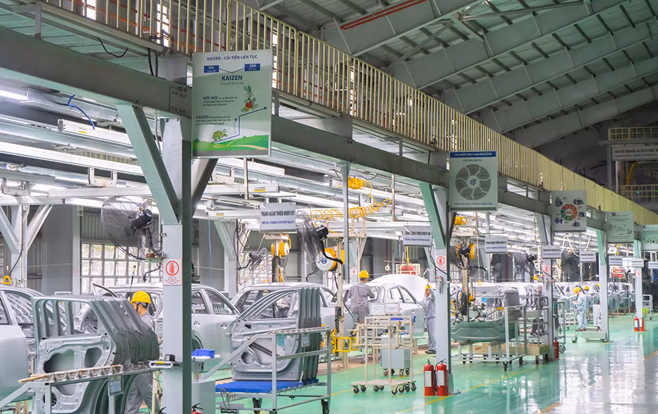 Nhà máy Thaco Auto ở Quảng Nam.