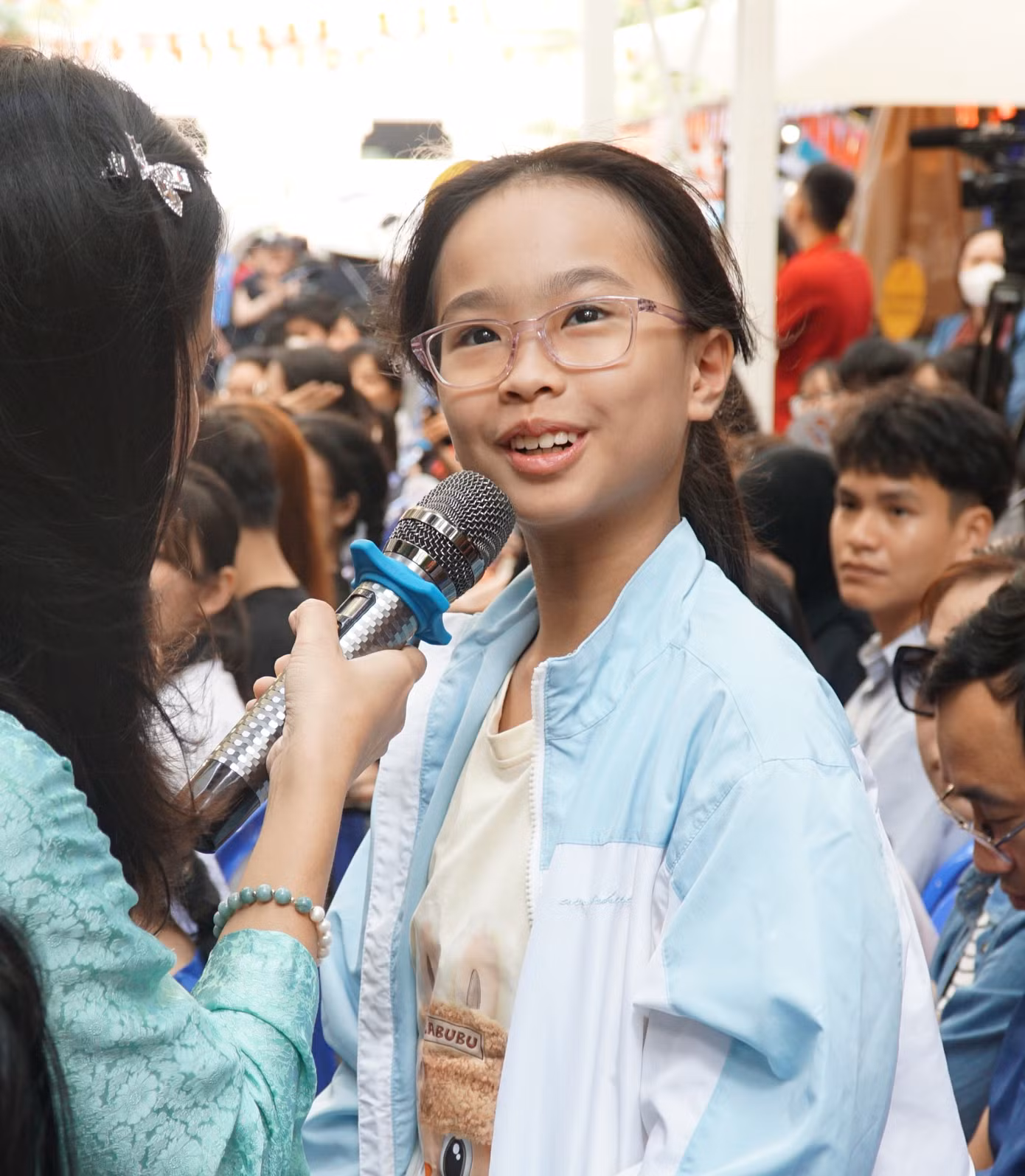 "Em thích sách bác Nguyễn Nhật Ánh từ khi em 5 tuổi cơ".