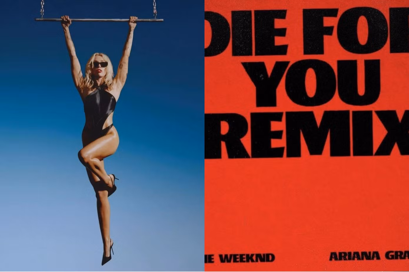 Miley Cyrus sẽ đối đầu với The Weekend và Ariana Grande vào tuần tới.