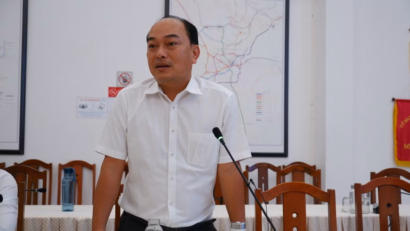 Ông Lê Minh Triết - Giám đốc Công ty TNHH MTV Đường sắt đô thị số 1. Ảnh: Hữu Huy