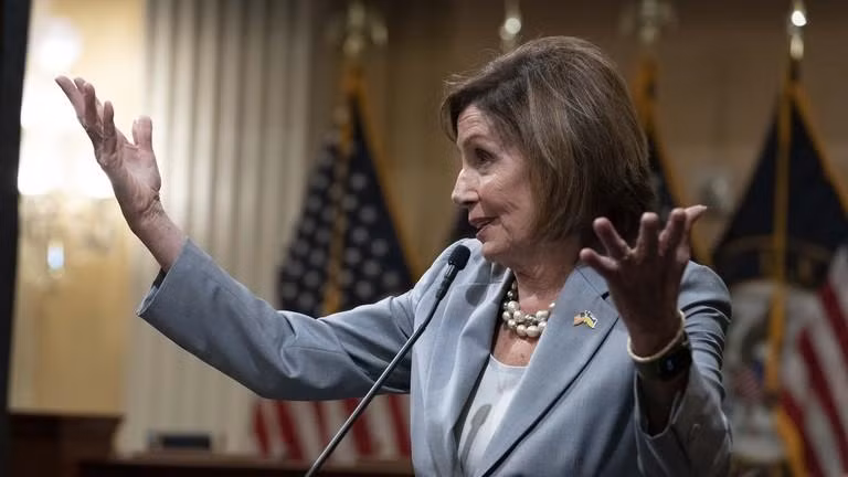 Chủ tịch Hạ viện Mỹ Nancy Pelosi. Ảnh: AP