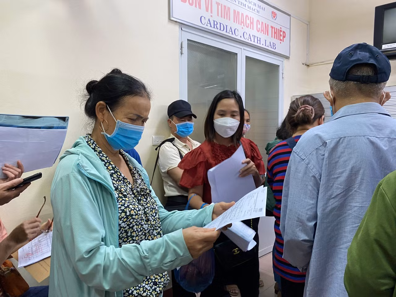Bệnh nhân tại Viện Tim mạch BV Bạch Mai
