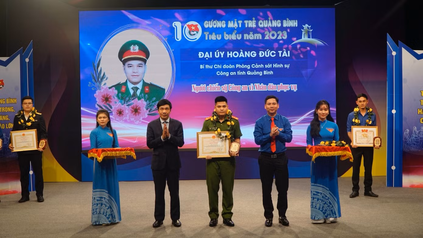 Lỉnh vực an ninh quốc phòng cũng góp mặt một gương mặt trẻ tiêu biểu