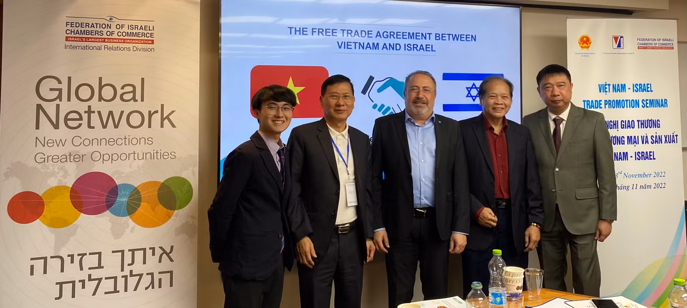 Năm 2022, Thành Tài tham dự Hội nghị giao thương thương mại Việt Nam - Israel, kết nối và học hỏi kinh nghiệm trong lĩnh vực hợp tác kinh tế quốc tế.
