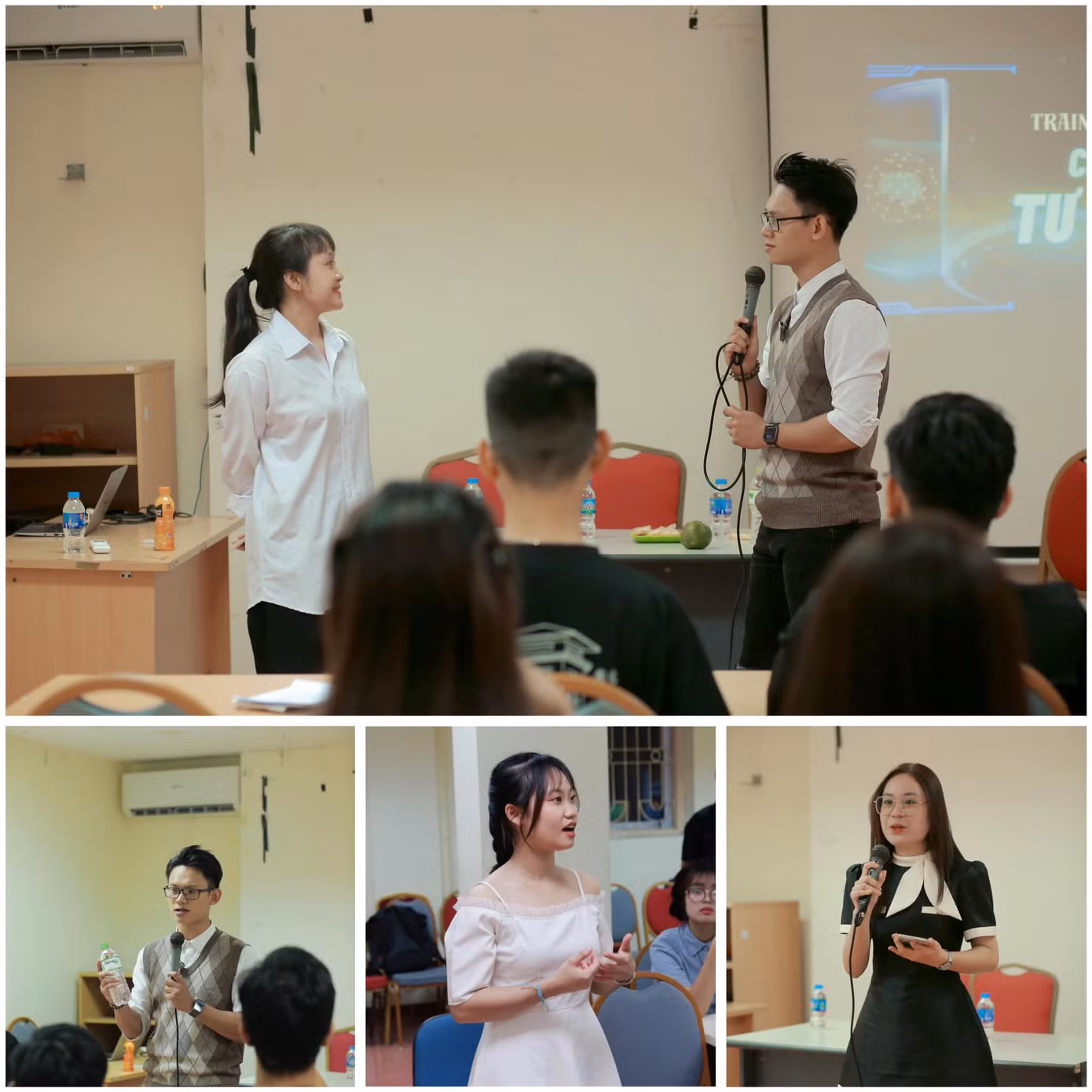 Khắc Dương là diễn giả tại Đội Văn nghệ Tiên phong - VWA, chia sẻ kinh nghiệm cho các thành viên.