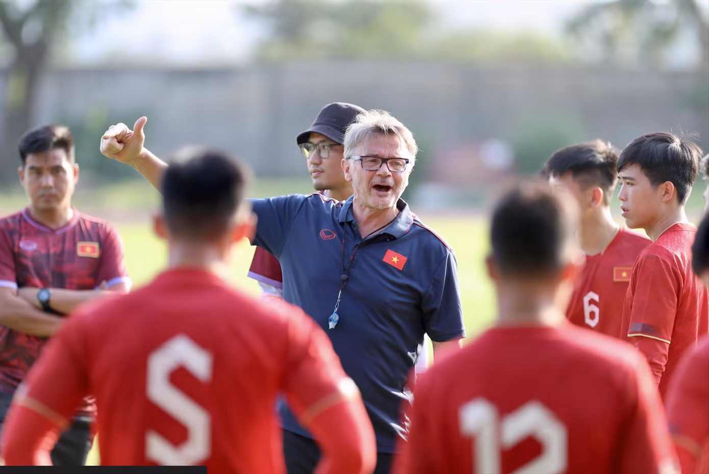 U22 Việt Nam sẽ giành vé sớm vào bán kết nếu đánh bại U22 Malaysia ở trận đấu hôm nay. Ảnh: Hữu Phạm