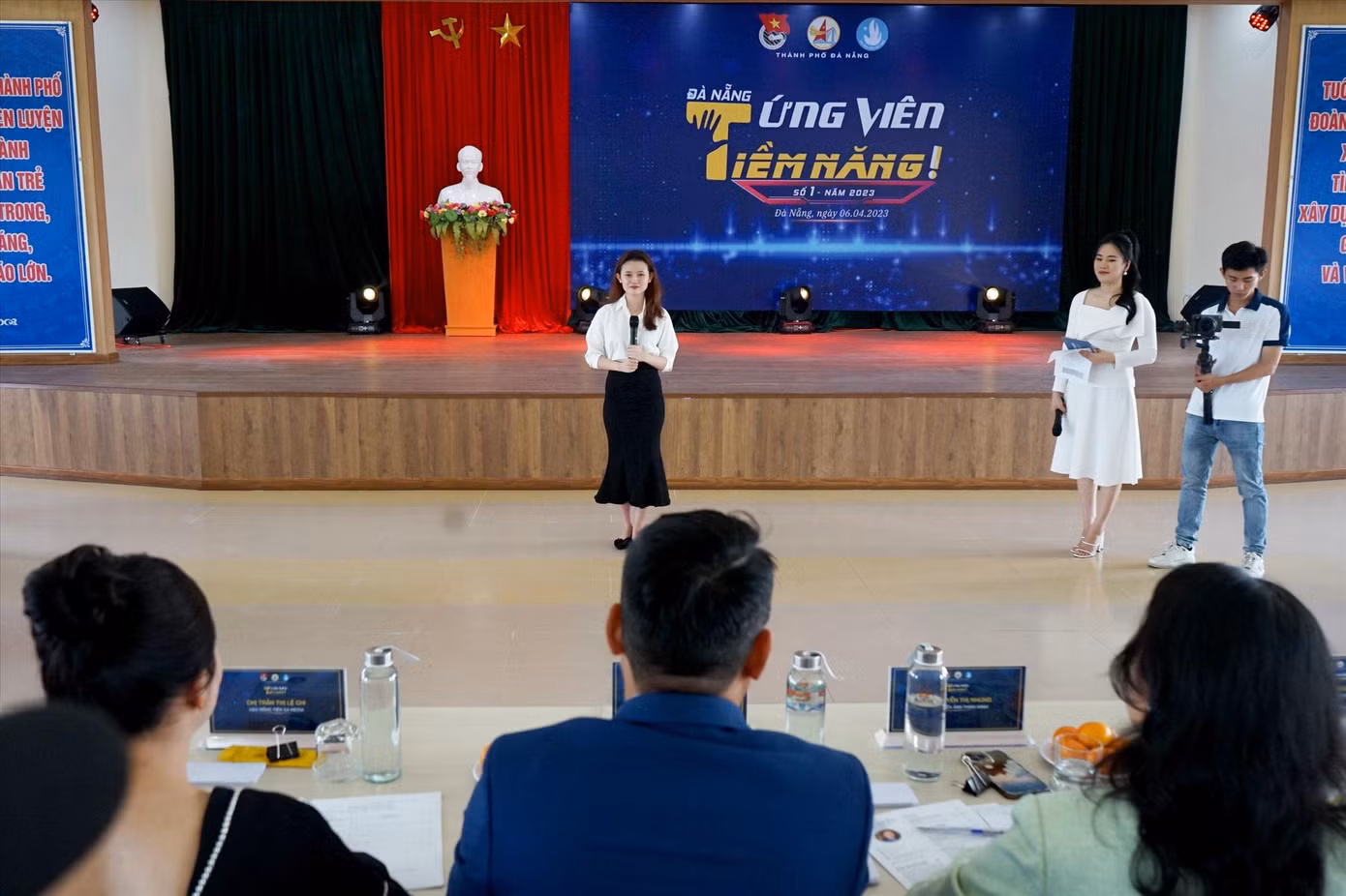 Tại chương trình “Ứng viên tiềm năng”, sinh viên có thể trực tiếp thương thảo và “chốt” vị trí việc làm với các nhà tuyển dụng