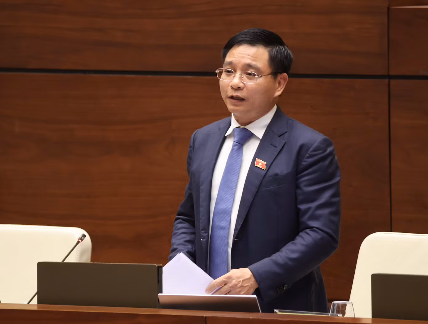 Bộ trưởng GTVT Nguyễn Văn Thắng. Ảnh Như Ý