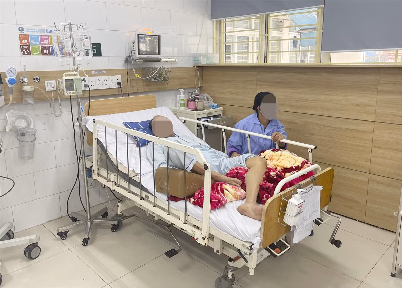 Bệnh nhân đang được điều trị tại BV Bạch Mai