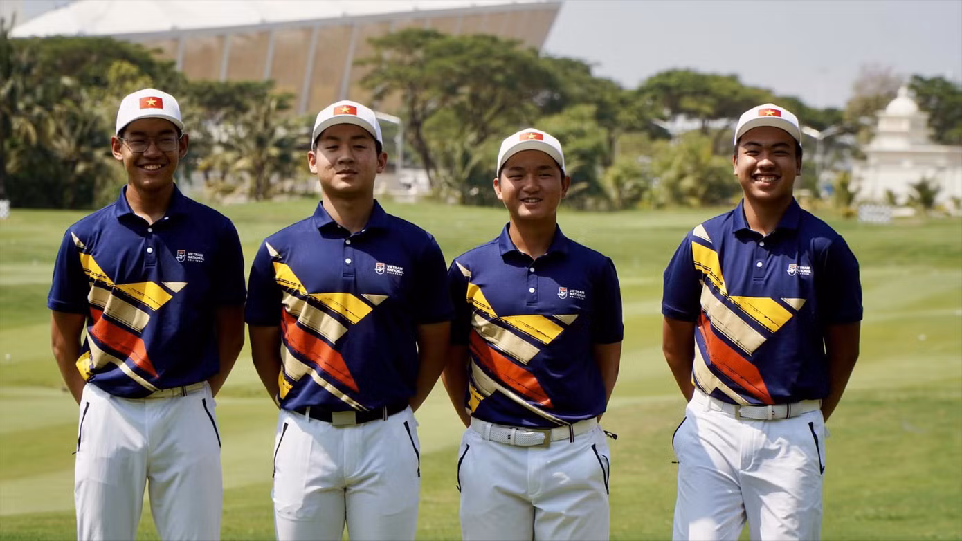 Đội tuyển golf Việt Nam được kỳ vọng giành HCV nội dung đồng đội.