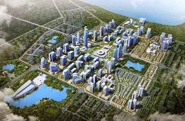 Ảnh phối cảnh dự án khu chức năng đô thị Green City, huyện Đan Phượng. Ảnh: IT. Ảnh phối cảnh dự án khu chức năng đô thị Green City, huyện Đan Phượng. Ảnh: IT.