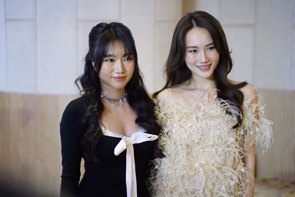 "Ong Bây Bi" Orange và "Bạch Khổng Tước" Hoàng Mỹ An cũng có mặt tại buổi ra mắt MV.