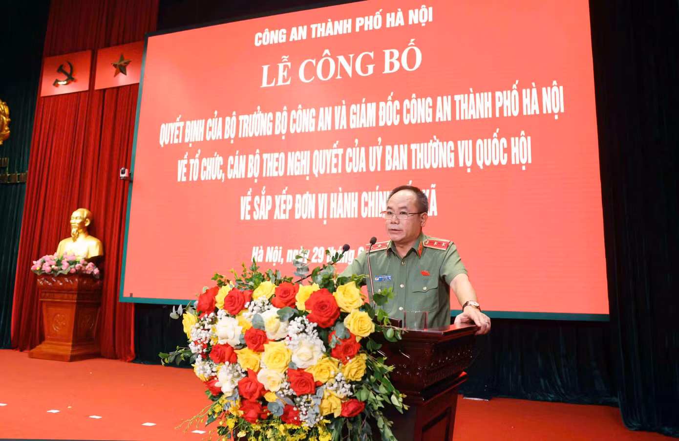 Trung tướng Nguyễn Thanh Tùng - Giám đốc Công an TP Hà Nội.