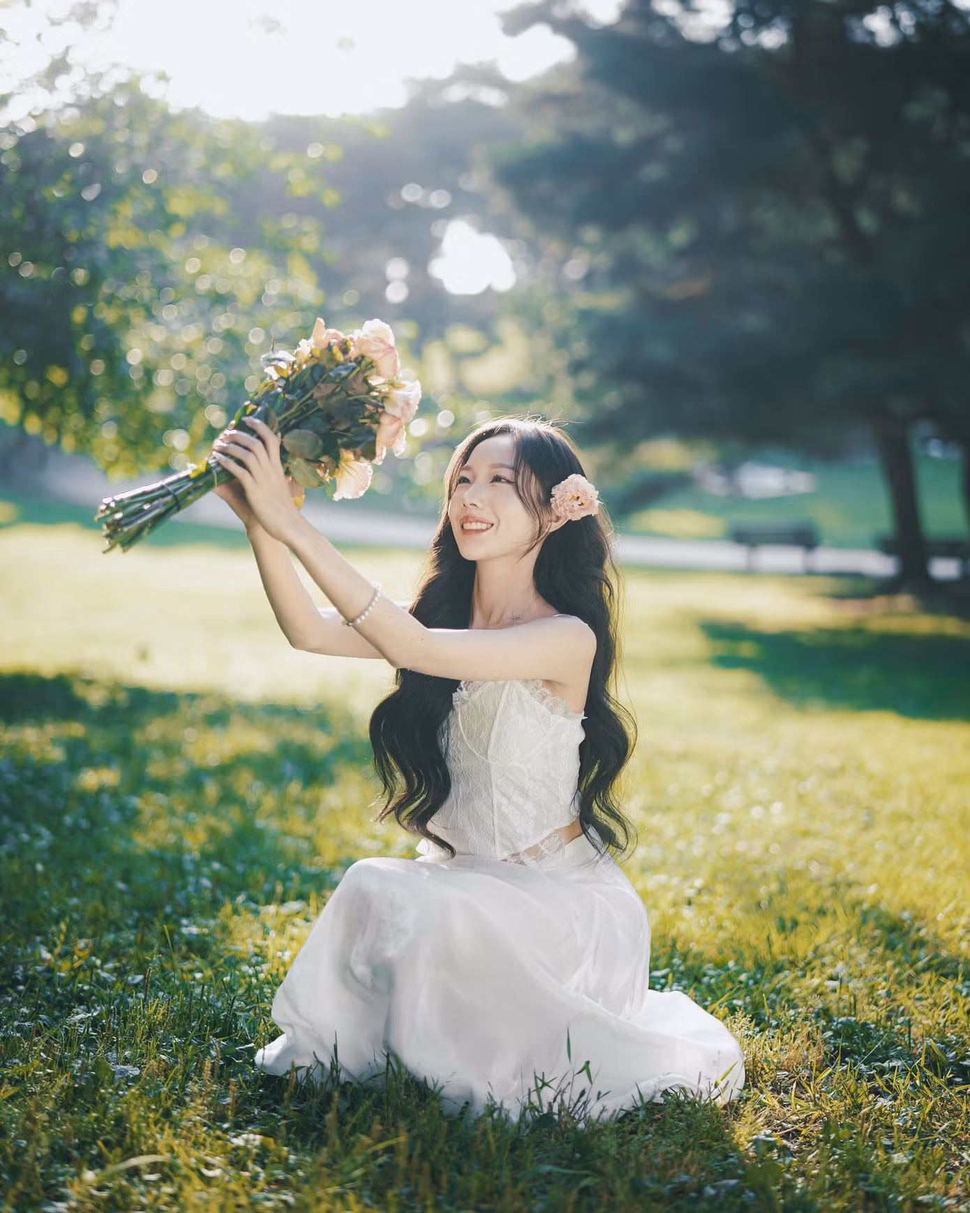 Hình ảnh đời thường xinh đẹp của Yuna Vũ. Cô khẳng định bản thân không "đụng chạm dao kéo" như nhiều lời đồn đoán.