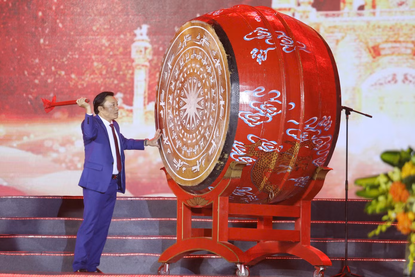Ông Nguyễn Huy Ngọc, Phó Chủ tịch UBND tỉnh Phú Thọ, Trưởng Ban tổ chức lễ hội.