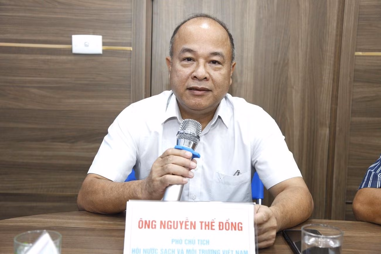 TS. Nguyễn Thế Đồng - Phó Chủ tịch Hội Nước sạch và Môi trường Việt Nam