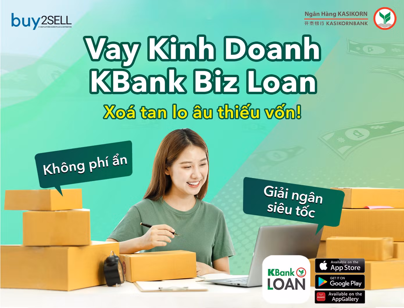 KBank Biz Loan ứng dụng